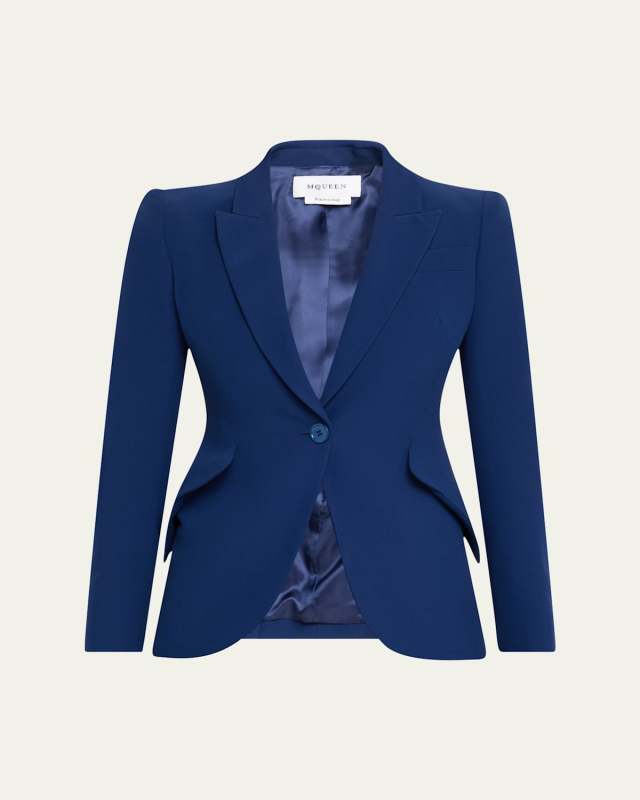 Single-Breasted Blazer Jacket